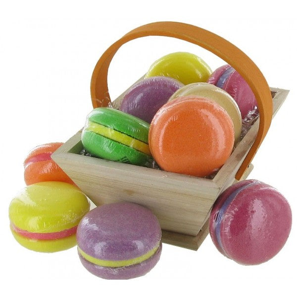 Macaron de bain effervescent